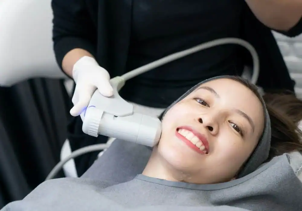 HIFU treatment Durham in progress