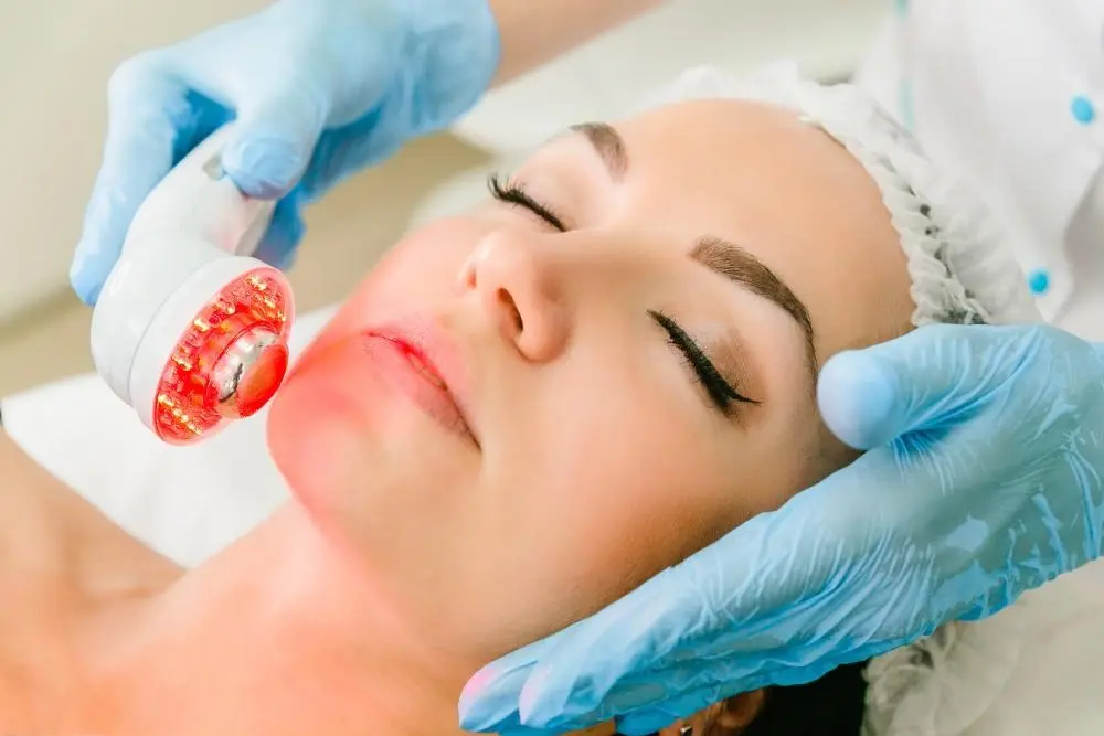 woman having non-surgical Morph8 treatment Durham