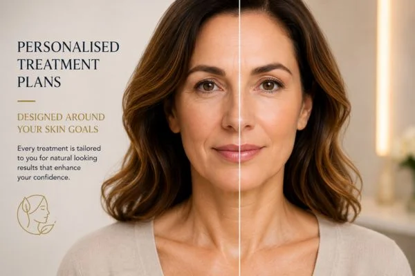 Before and after results of Collagen Lift Therapy Durham
