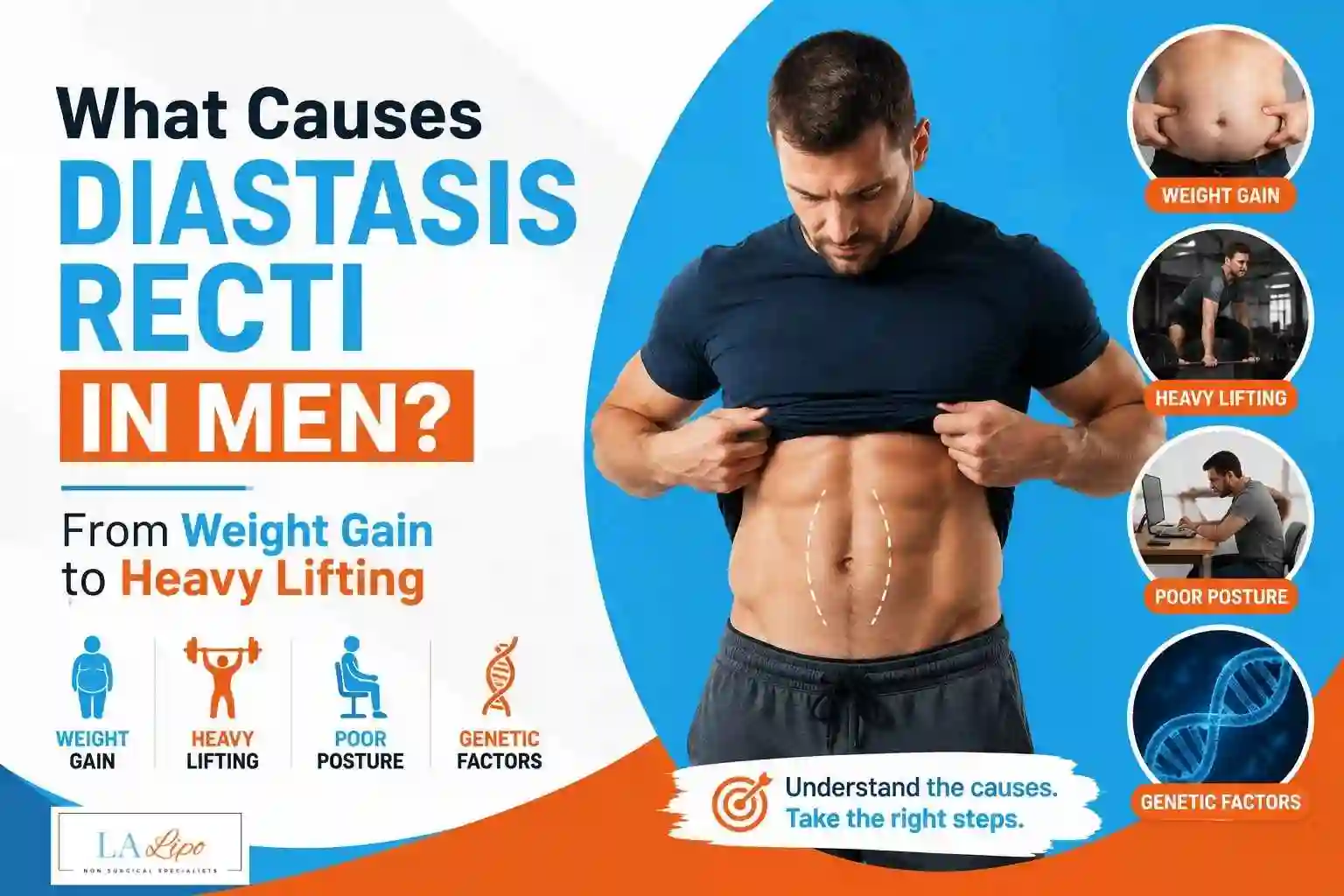What Causes Diastasis Recti in Men? From Weight Gain to Heavy Lifting Durham